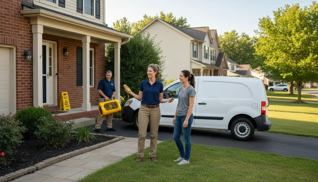 Water restoration image for Dehumidification And Cleanup Services in Waite Park, MN